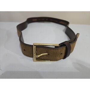 Allen Edmonds Men’s 91 36 Cashmere Suede Leather Belt Brown USA